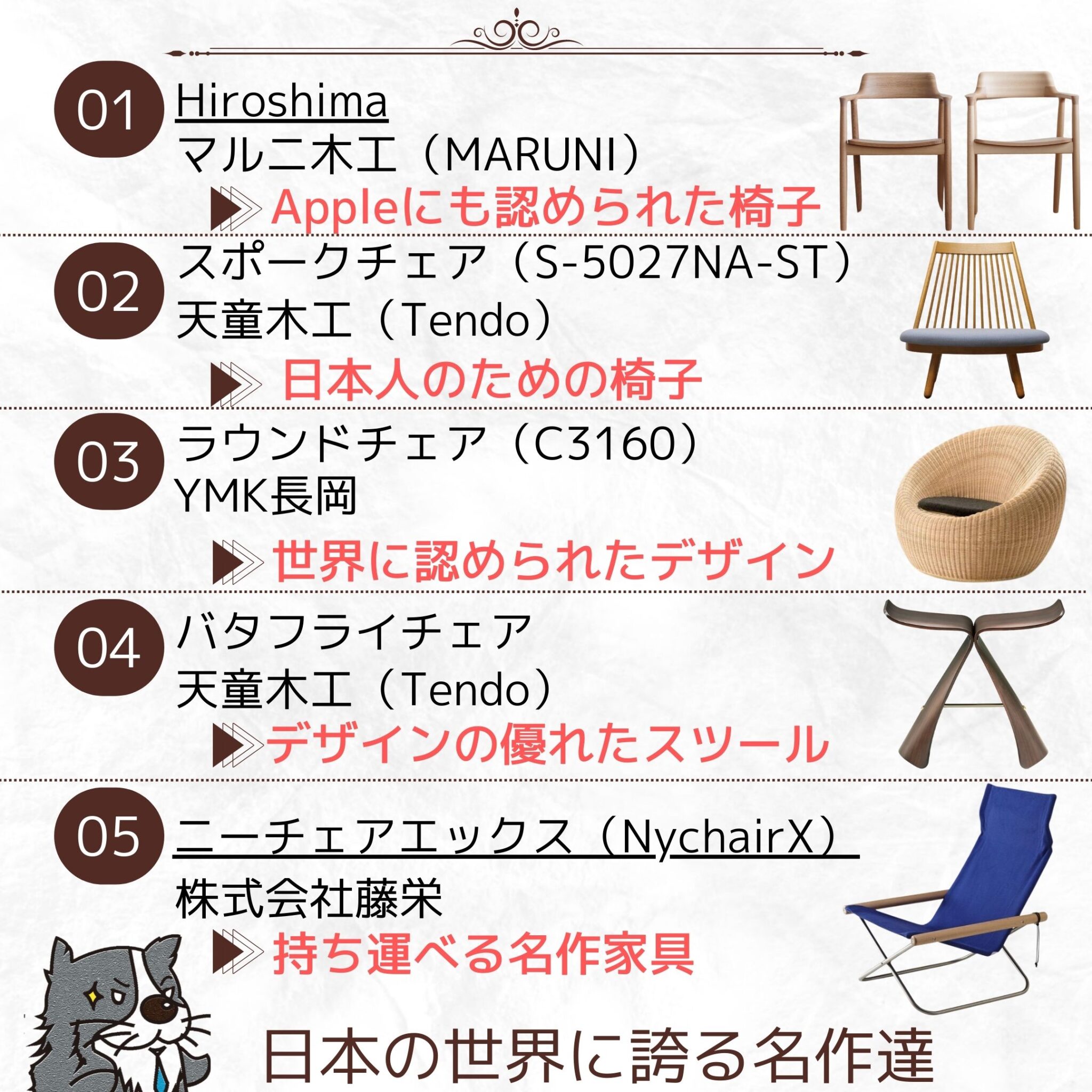 日本の名作家具5選 【世界に誇る】日本の名作たち ⋆ いえポチ ポチっと分かる家づくり